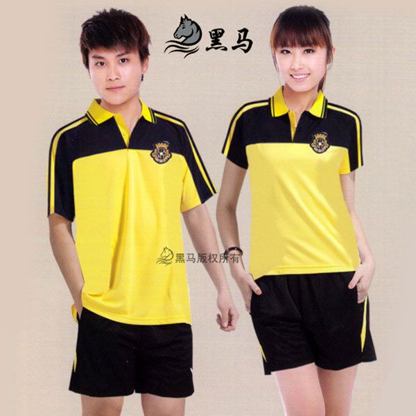 春夏中學校服XF-11黃色+黑色